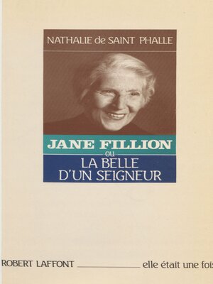 cover image of Jane Fillion, la belle d'un seigneur